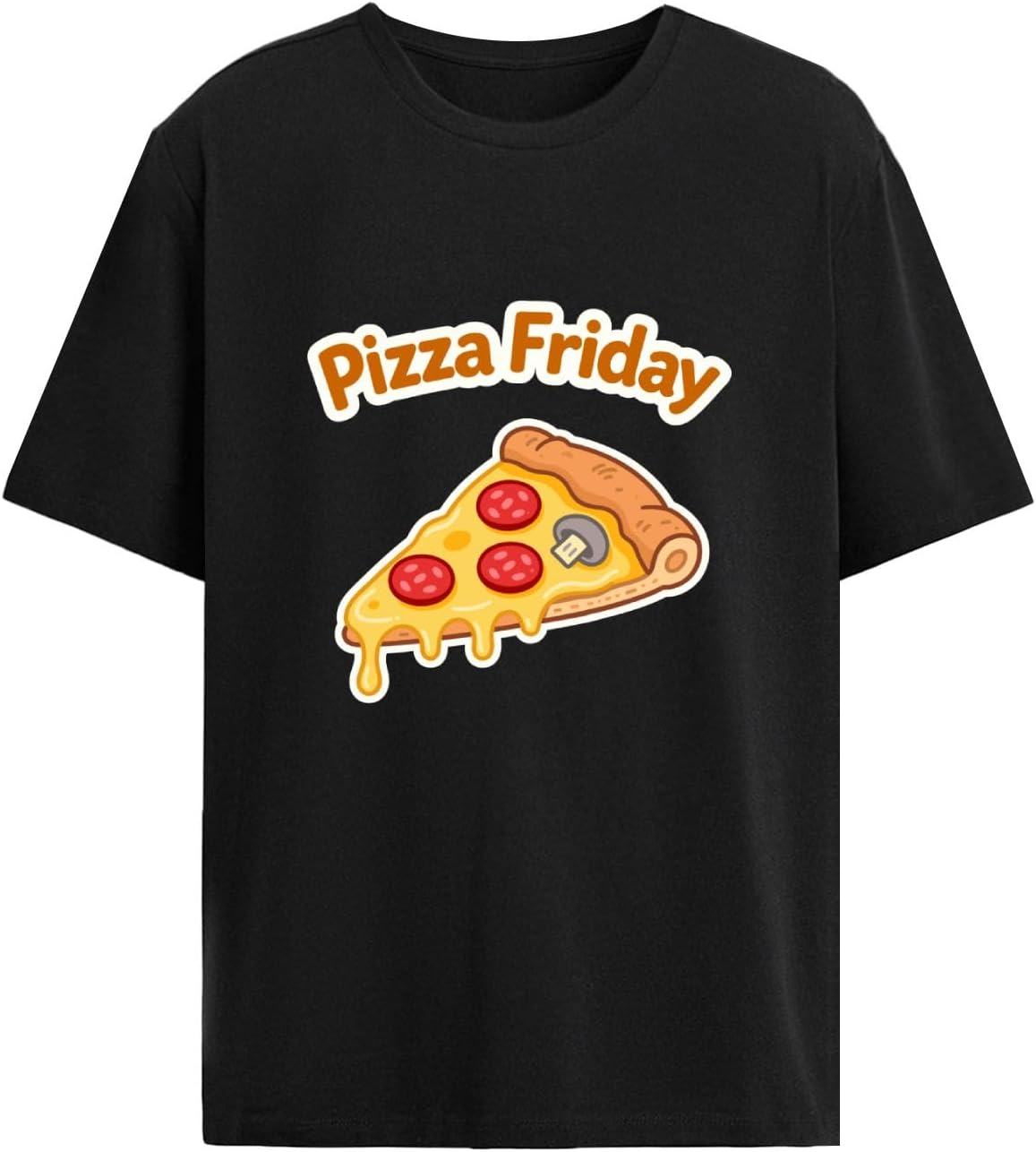 Pizza Friday t-Shirts Mens Fashion S разноцветный