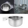 Bird Cage Food Water Feeder Bowl   Rack   Parakeet Cage Accessories