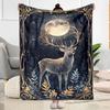 Deer Blanket Soft & Cozy Great for Office Livingroom Sofa All-Season Use Digital Print Perfect Gift for Relatives and Friends