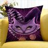 Cool CCheshire CCat Various Sizes Square Pillow Case For Car Home Bedchamber Decor