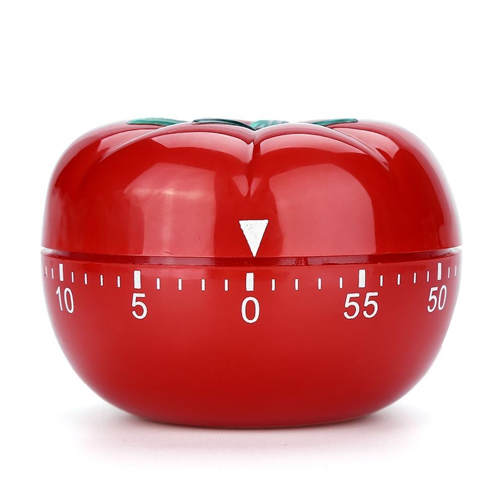 Tomato Shaped Mechanical Timer 60 Minutes Alarm Clock Countdown Kitchen Timer Meal Prep S