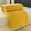 Three-Dimensional Jacquard Velvet Blanket - Tawny Flannel Sofa Cover