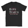 Men T-Shirt Hawk Tuah 24 Spit On That Thang Casual 100% Cotton Tee Shirt Short Sleeve Hawks T Shirt Crewneck Clothes 4XL