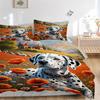3pcs Dalmatian Dog Duvet Cover Set -Includes 1 Duvet Cover and 2 Pillowcases, No Quilt Core, All-Season Home Decor  yy251111171