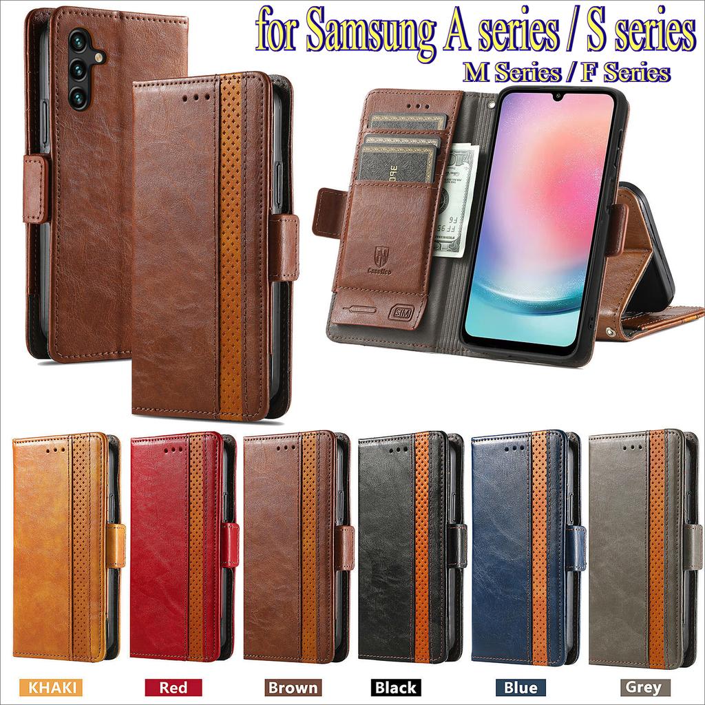 Multifunctional Magnetic Flip Cover Leather Case for Samsung S/A/M/F Series.A13/A14/A15/A17...S21/S22/S23...Where Fashion Meets Function