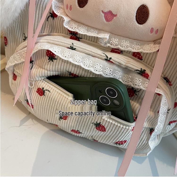 Girls' Lightweight Double Shoulder Backpack for School and Travel