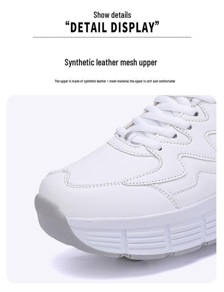 Doppel-/Einzelrad-Rollschuhe für Kinder und Erwachsene - Abnehmbare Räder