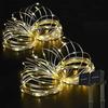 Outdoor Solar-Lichterkette 300/200/100/50 LED Feen-Girlande 8 Modi Garten Hof Baum Weihnachtsfeier Wasserdichte Kupferdraht-Lampe