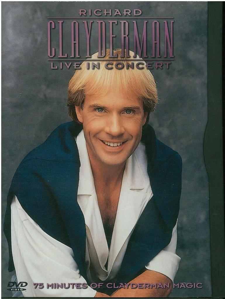 DVD RICHARD CLAYDERMAN - Live in Concert 82011 Russia Jazz Used