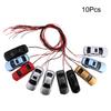 10Pcs/Set 1:87-1:100 H0 In The Illuminated Model Car Train With Wires And Bulbs 45x16x11mm For H0/ TT-Gifts