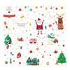 Christmas Static Cling Window Stickers for Living Room Bedroom Holiday Party Decorations
