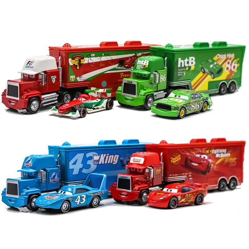 Mack Truck & Race Car Alloy Toy Set for Kids