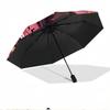 Parapluie Automatique Ouverture Fermeture Impression Demon Slayer, Parapluie Pliable Portable, pour les Trajets Extérieurs, les Voyages en Camping, Cadeau d'Anniversaire Idéal