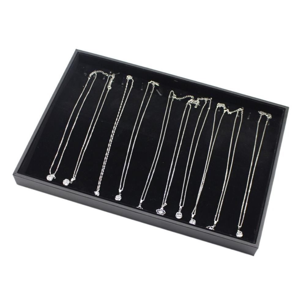PU Leather Earrings Jewelry Box Rings Jewelry Packing Tray  Exhibition