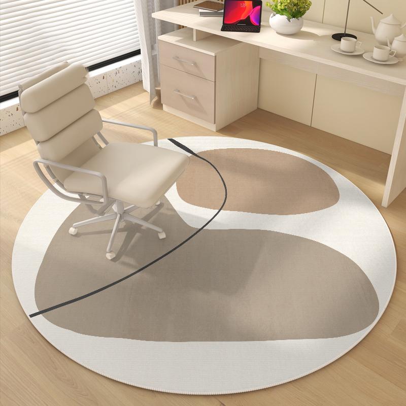 Tappeti Rotondi in Velluto di Cristallo per Camera da Letto Tappeti di Grande Superficie per Soggiorno Tappetino Antiscivolo per Sedia da Computer Tappeto di Lusso Leggero per Cabina Armadio