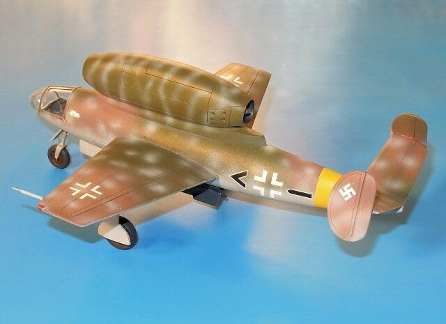 RS Model 1/72 Scale German Air Force Henschel Hs-132A Dive Bomber Plastic Model Kit 92266, Molded in Color