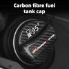 Vdcp6 Real Carbon Fiber Gas Fuel Tank Cover Oil Filler Dustproof Cap For Toyota GR GAZOO RACING Prado Yaris Hilux Corolla Prius Avensi