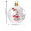 1116 Outdoor Christmas Balloons Santa Snowman Xmas Tree Light Up Balloons Holiday Party Yard Garden Christmas Decorations