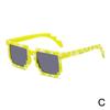 Sun Glasses Hot Sale Sunglasses Creeper Glasses Novelty Mosaic Funny Goggles Boys Girls Pixel Eyewear