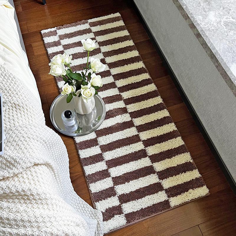French Style Quick-Drying Non-Slip Absorbent Bedside Carpet
