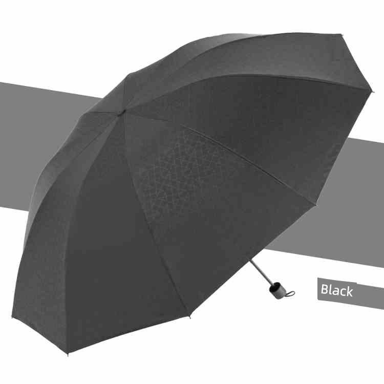 Paradise Umbrella Plaid Umbrella for Men and Women, Dual-Use for Sun and Rain, Black Coating Sun Umbrella, Sun Protection, Uv Protection, Folding