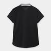Callaway Polo Shirt C26134205 -3 C Cool, Sweat-Wicking, UV-Cut, Half-Zip Golf, Women's, Black, LL