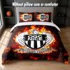 OGC Nice FC Design Bed Bedding Set 1 Duvet Cover + 2 Pillowcases Soft Breathable Household Bed Linens