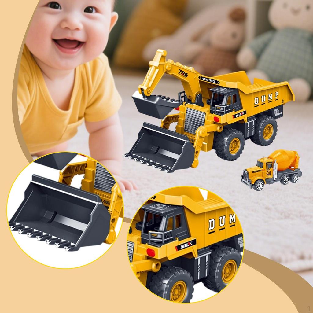 Construction Toy Engineering Digger Truck Car for Kids