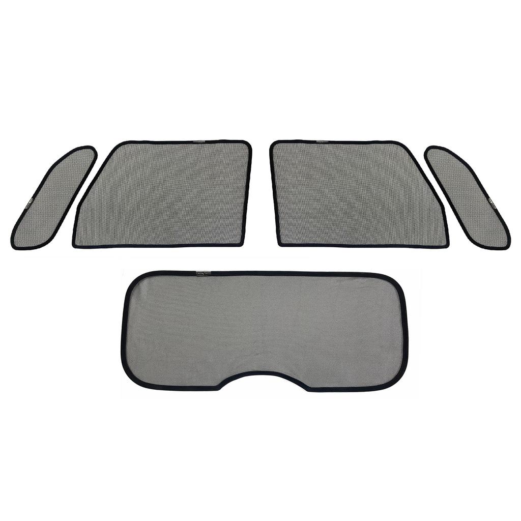 CGP Mesh Curtains for Front Side and Rear Sunshades for Spacia and Spacia with Triangular 5 Vehicle-Specific Windows, MK54S, MK94S, Custom, Windows,