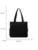 Versatile Large Capacity Single Shoulder Canvas Tote Bag