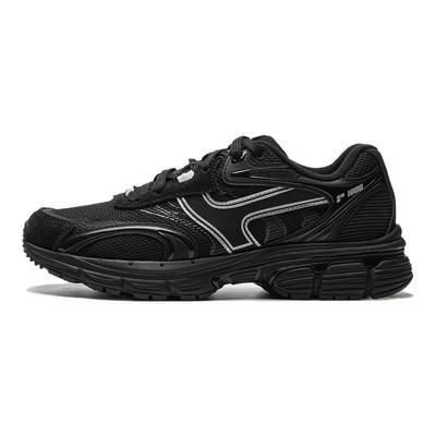 Li Ning P1000 Simple Comfortable Rebound Shock Absorption Low-Top Casual Running Shoes Women Sneaker Black AGCU412-3