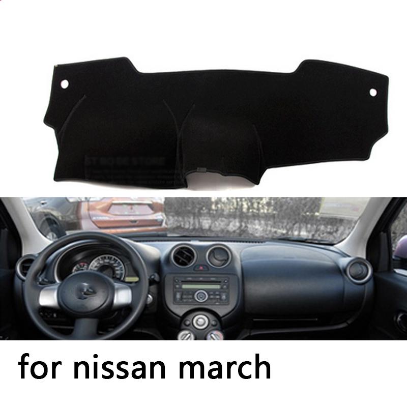 

Для Nissan MARCH Micra K13 2010-2016 Автомобильные коврики-чехлы на приборную панель для праворульных и леворульных автомобилей, коврик, тень, подушка-подкладка, ковры, аксессуары Red Edge