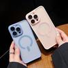 C Type Magnetic Case For iPhone 16 Pro Max 17 Air 11 12 13 14 15 Plus Magsafe Lens Protect Shockproof Matte Clear Cover