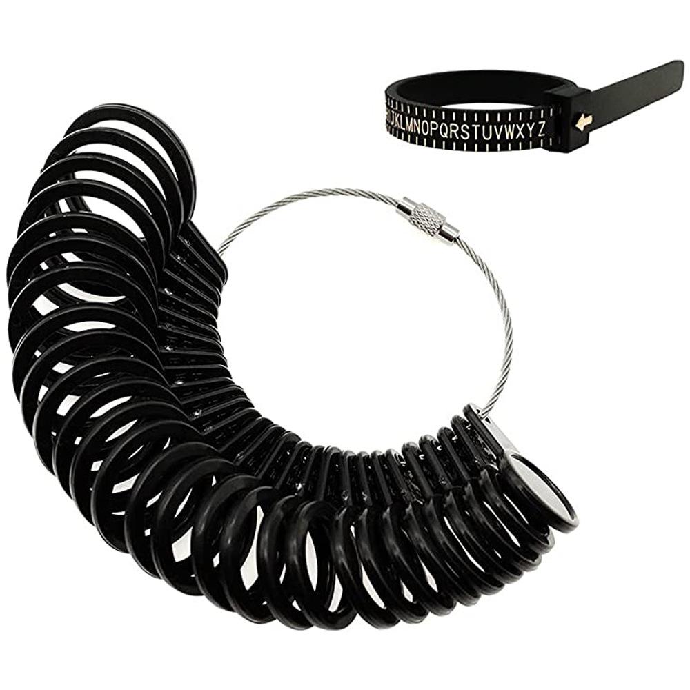 

Прямая продажа с фабрики Amazon, инструмент для измерения размера руки, кольцо из цинкового сплава, кольцо, кольцо для измерения размера пальца, кольцо для измерения размера UK