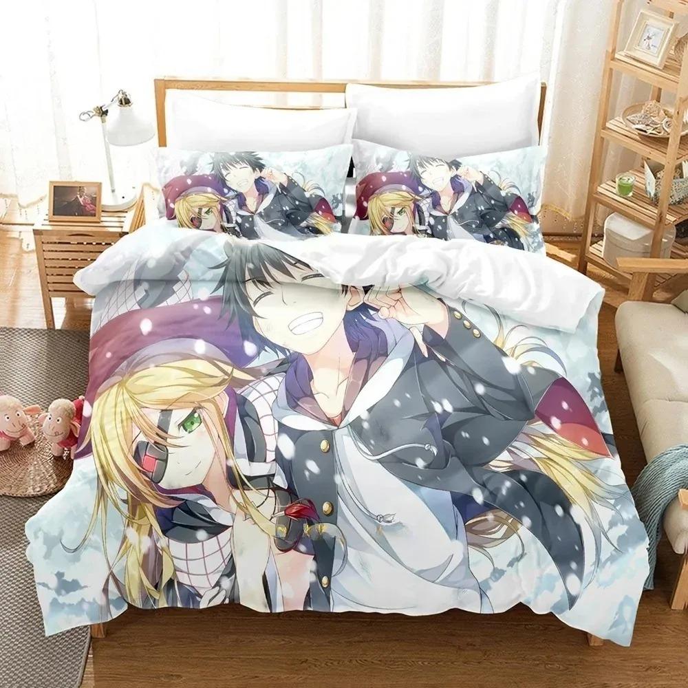 3D Printed Anime A Certain Magical Index Bedding Collection Single Twin Full Queen King Size Bed Collection Adult Kid Bedroom Duvetcover Collections