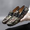 Dámské Pohodlné Baleríny Ležérní Nazouváky Pánské Mokasíny Loafers Řidičské Boty Unisex Větší Velikost Kamufláž Zlaté Stříbrné Boty