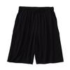 Men Summer Shorts Solid Color Loose Elastic Waist Drawstring Deep Crotch Keep Cooling Comfortable Pockets Plus Size Knee-length Shorts Men Clothes