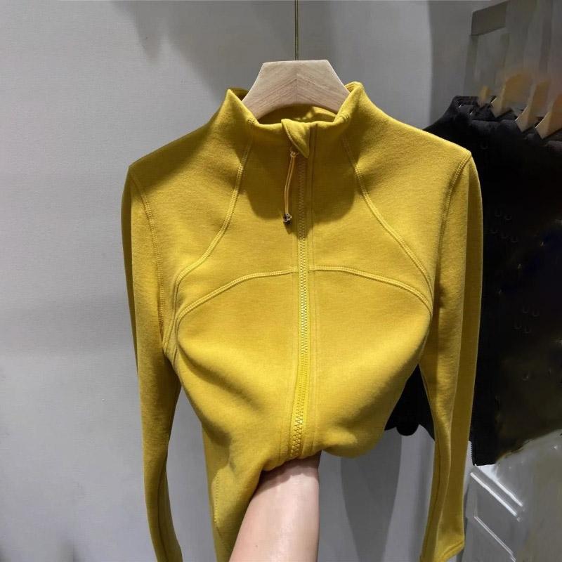 Damenmantel Winter Baumwolljacke Verdickter Samt Stehkragen Doppelreißverschluss Lockerer Freizeitmantel Oberteil
