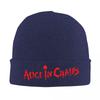 New Alice In Chains Logo Hats Autumn Winter Skullies Beanies New Cap Unisex Knitted Hat