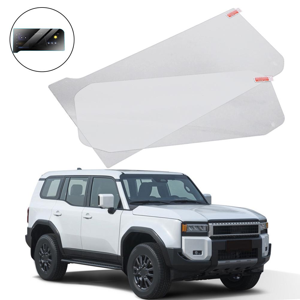 High Resistance Navigation Screen + Instrument Tempered Glass for Toyota Land Cruiser LC250 24+ Optimal Viewing Experience