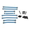 RC Rod Linkage Kit Aluminum Alloy RC Gear Link Linkage Rod Light Weight High Clearance RC Links Set for Traxxas 1 18