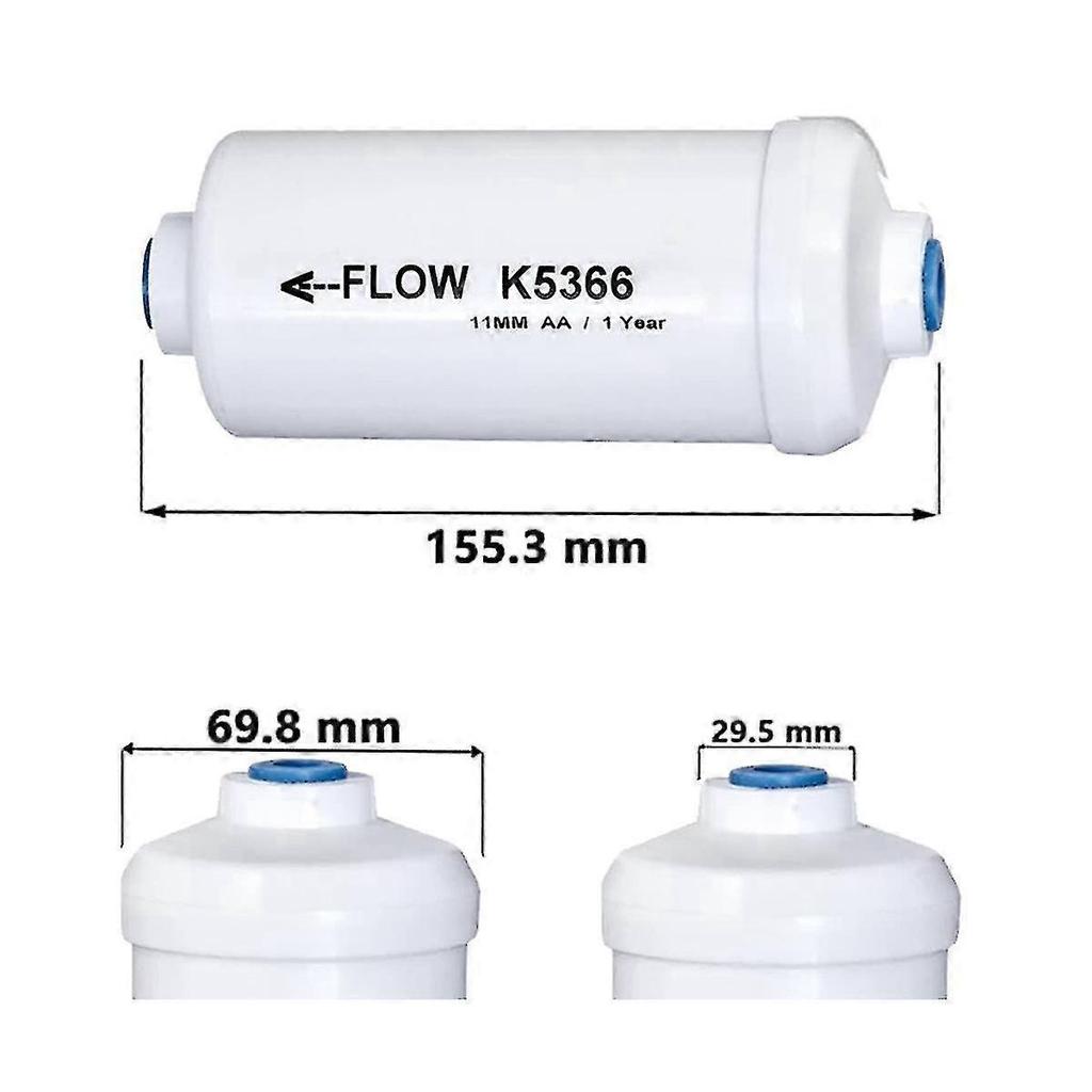 2 Pcs Replacement Fluoride Water Filter K5366 Pf-2 Compatible With Gravity Water Filtering System P