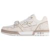 Trainer Cow Leather Low Top Skateboard Shoes Unisex Ecru 1AHTUE