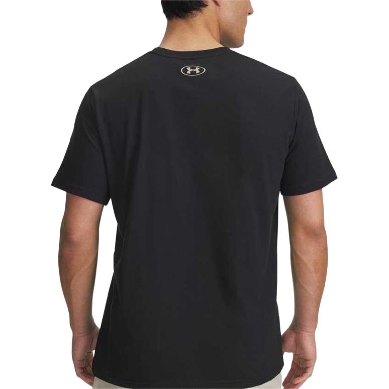 Under Armour Logo Crew Neck Short Sleeve T-Shirt Men Tops 1326799-003