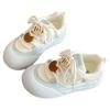 2025 New Spring and Autumn Mesh Breathable Board Shoes Women's Ins Trendy Thick-soled White Shoes Student Niche Bread Shoes