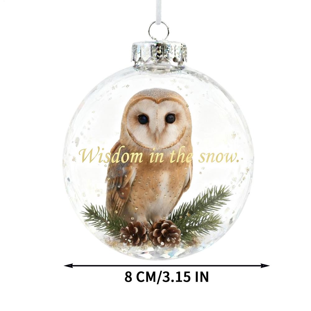 Christmas Ball Creative cat Hummingbird Pendant Plastic Transparent Atmosphere Decoration Christmas Tree Hanging ornaments