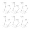 Action Figure Stand for 7" Figures Doll Model Support Stand Action Figure Display Holder Base Display Double Display Holder Base