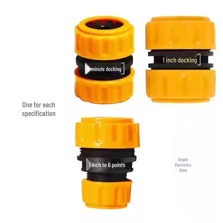 Multifunctional Hose Fitting: Quick Conversion Water Pipe Connector (1/2, 3/4, 1-Inch)