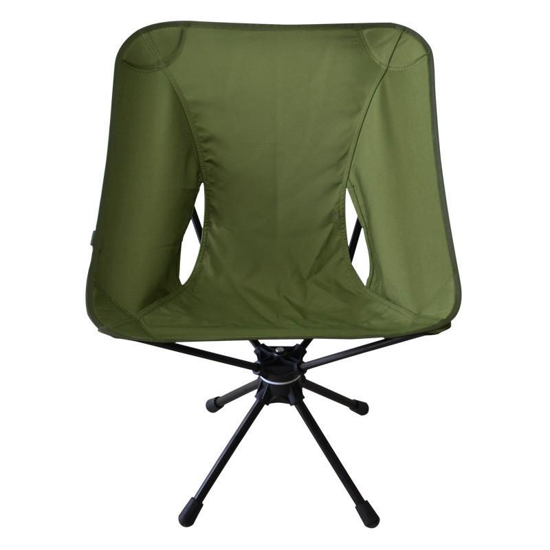 Lightweight Portable Outdoor Folding Moon Chair - Swivel Design, 7075 Aluminum for Camping