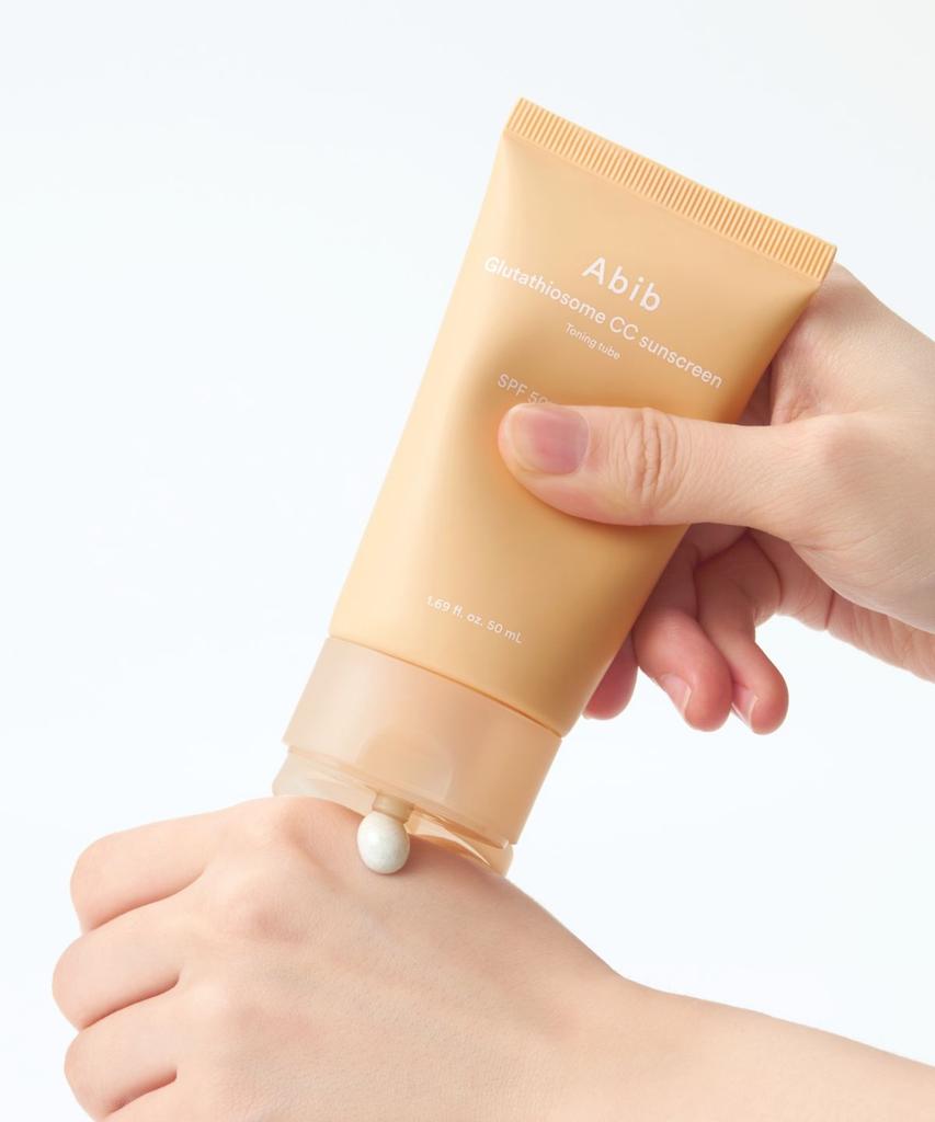 Glutathionesome CC Sunscreen Toning Tube SPF50+ PA++++ 50ml (+Free Sunscreen Sample Kit)